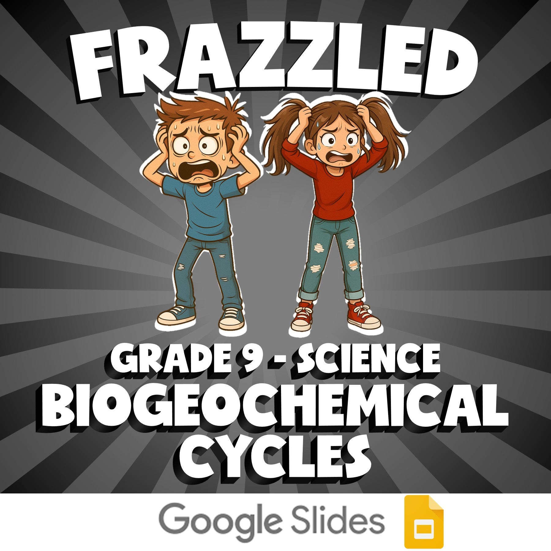Biogeochemical Cycles FRAZZLED Science Game - No Prep Grade 9 Review Activity