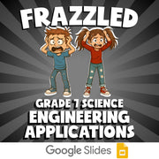 Engineering Applications FRAZZLED Science Game - No Prep Grade 7 Review Activity