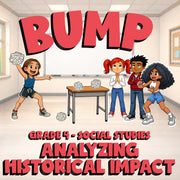 Analyzing Historical Impact BUMP Socials Game - No Prep Grade 4 Review Activity