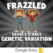 Genetic Variation FRAZZLED Science Game - No Prep Grade 6 Review Activity