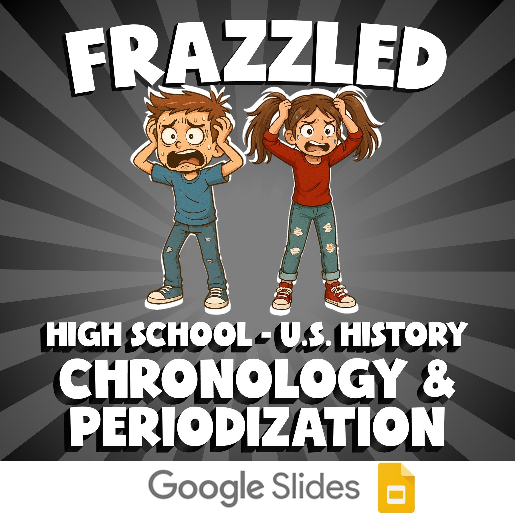 Chronology & Periodization FRAZZLED U.S. History Game - No Prep Review Activity