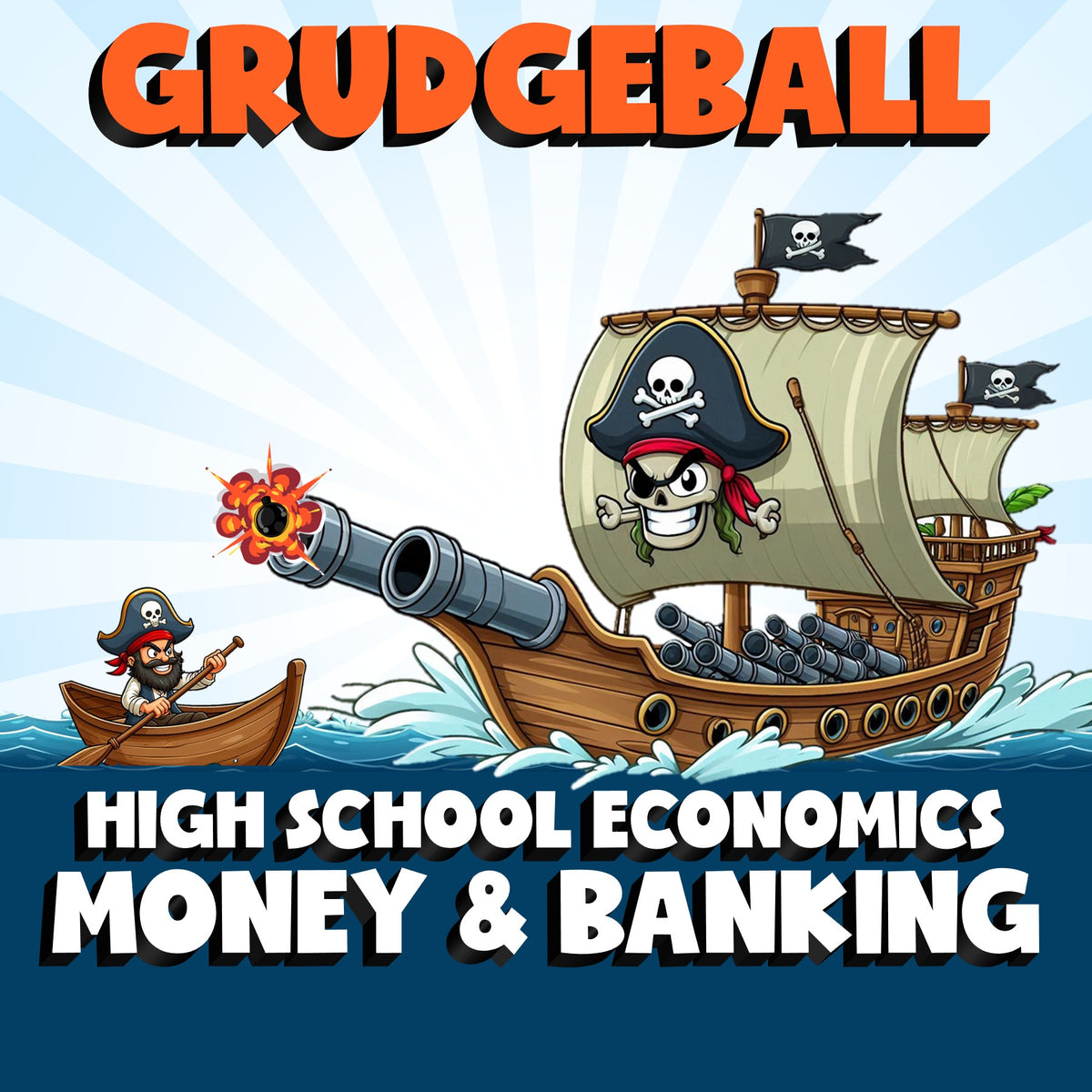 Money & Banking GRUDGEBALL Economics Game - No Prep Review Activity