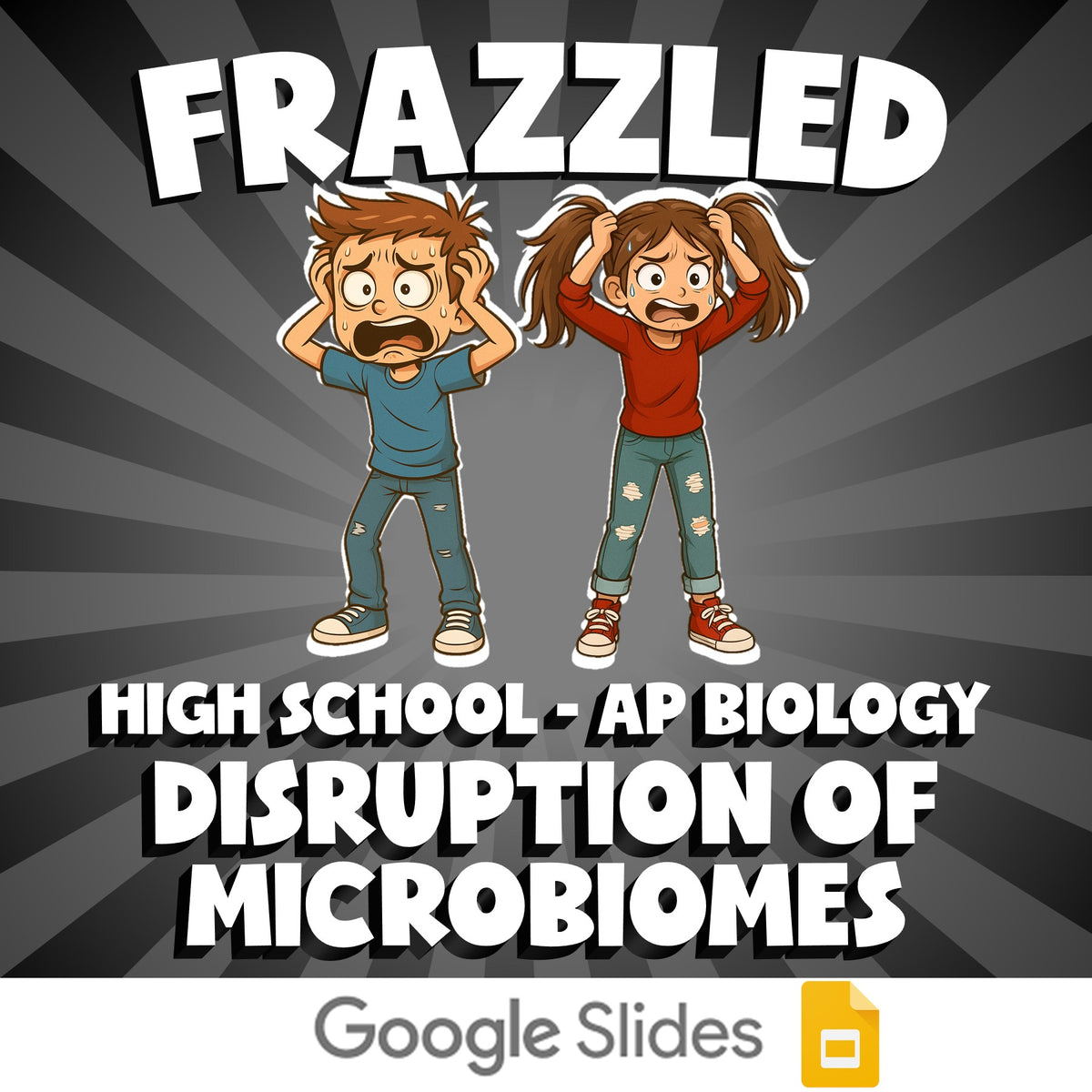Disruption of Microbiomes FRAZZLED Science Game - No Prep AP Biology Review