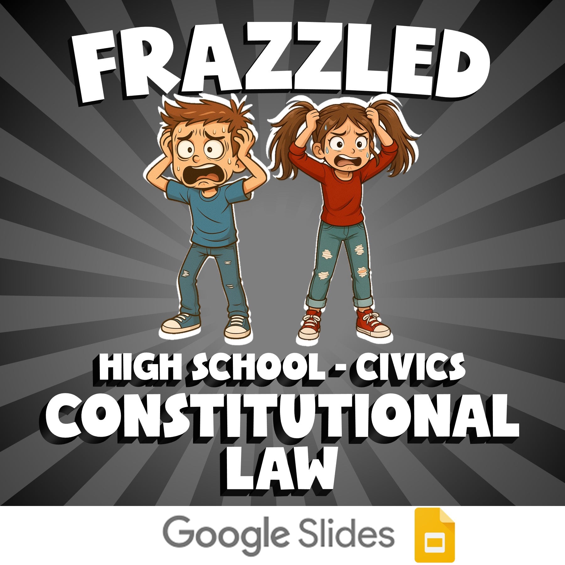 Constitutional Law FRAZZLED Civics Game - No Prep Review Activity