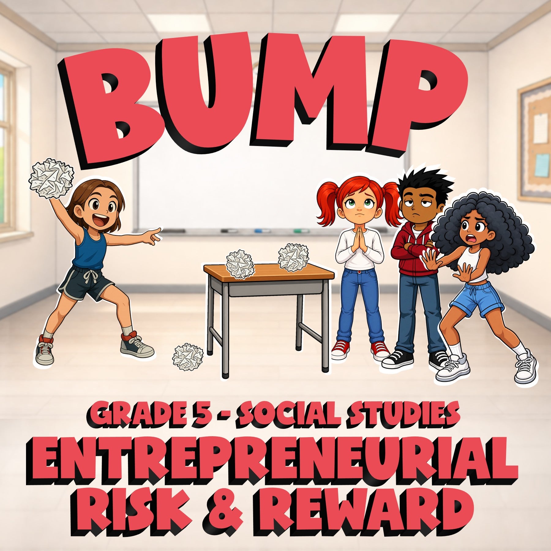 Entrepreneurial Risk & Reward BUMP Socials Game - No Prep Grade 5 Review
