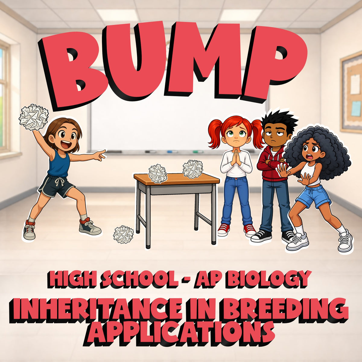 Inheritance in Breeding Applications BUMP Science Game - No Prep AP Biology