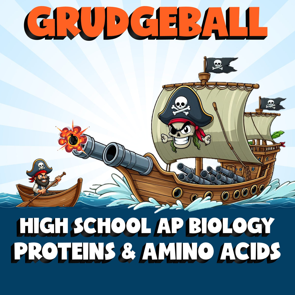Proteins & Amino Acids GRUDGEBALL Science Game - No Prep AP Biology Review