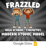 Modern Atomic Model FRAZZLED Science Game - No Prep Chemistry Review Activity