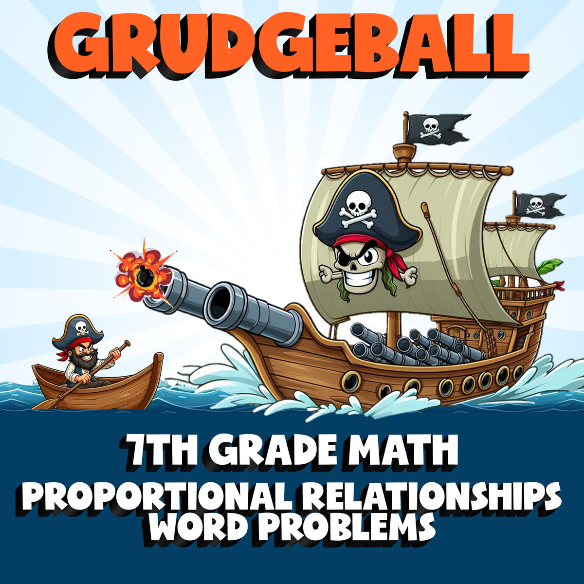 Proportional Relationships Word Problems GRUDGEBALL Math Game - No Prep Grade 7