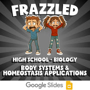Body Systems & Homeostasis Applications FRAZZLED Science Game - No Prep Biology