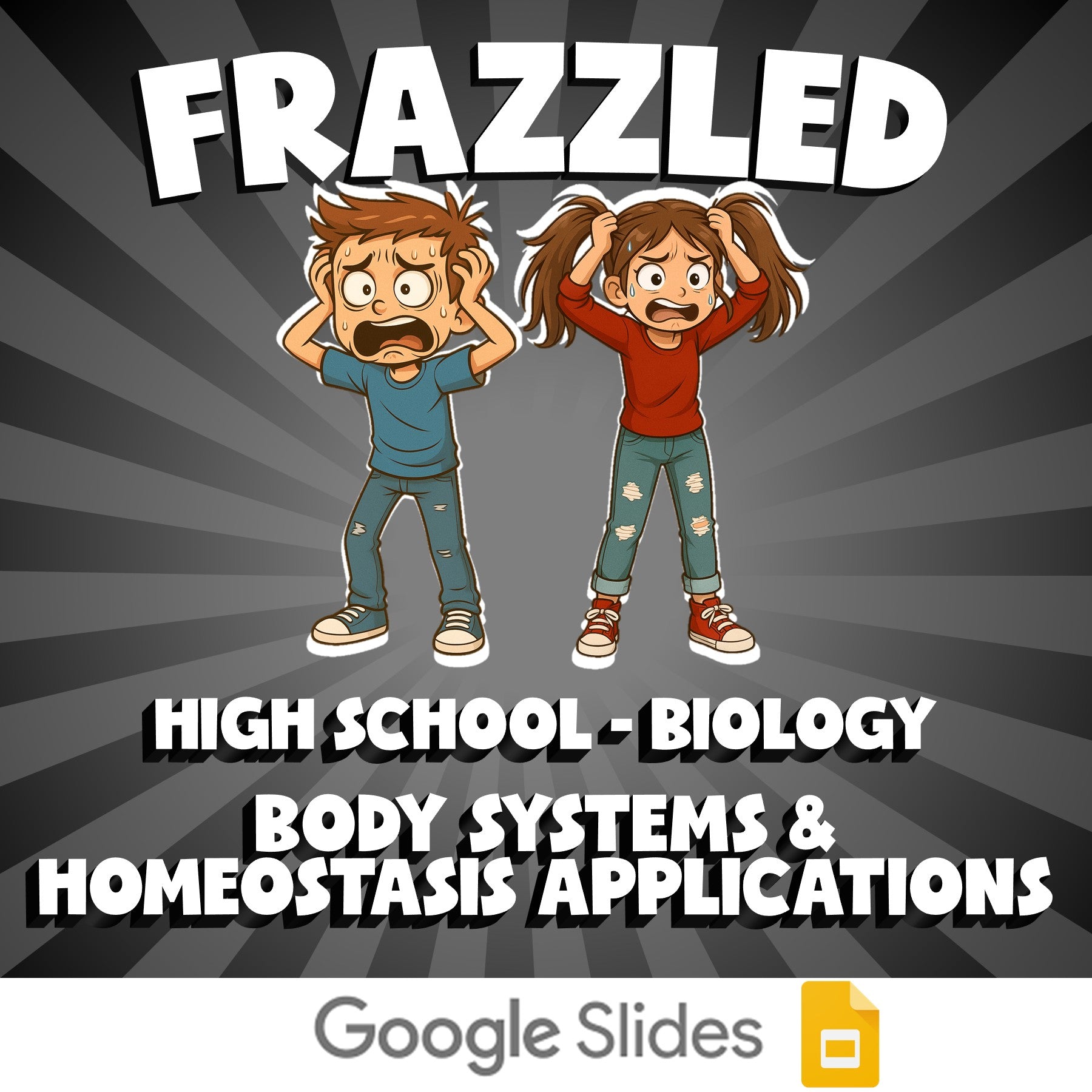 Body Systems & Homeostasis Applications FRAZZLED Science Game - No Prep Biology