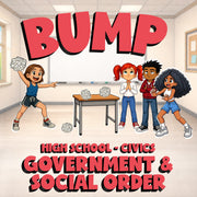 Government & Social Order BUMP Civics Game - No Prep Review Activity
