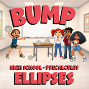 Ellipses BUMP Math Game - No Prep PreCalculus Review Activity