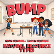 Natural Resource Types BUMP Game - No Prep Earth Science Review Activity