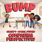 Comparing Perspectives BUMP Socials Game - No Prep Grade 4 Review Activity