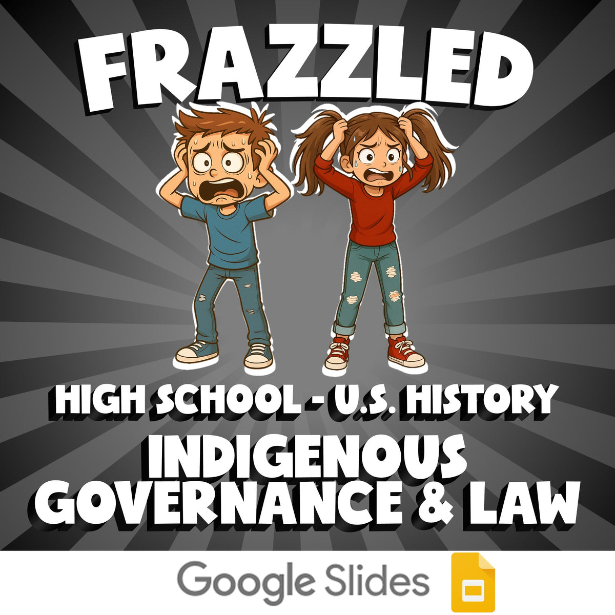 Indigenous Governance & Law FRAZZLED U.S. History Game - No Prep Review Activity