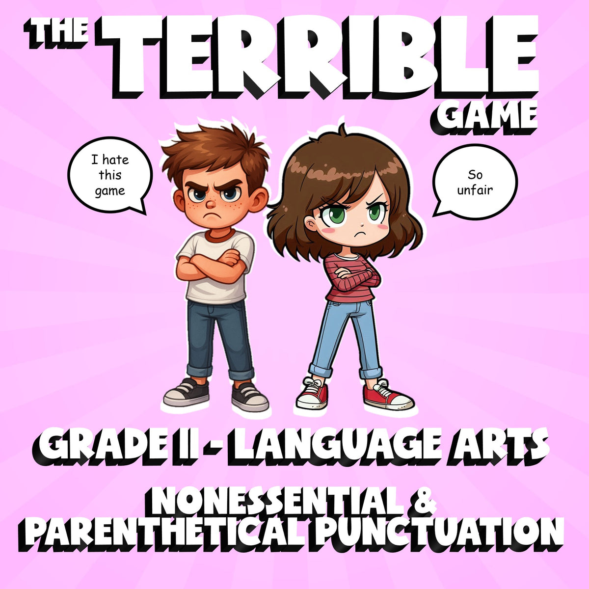 Nonessential & Parenthetical Punctuation THE TERRIBLE GAME - Grade 11 ELA Review