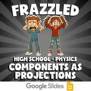 Components as Projections FRAZZLED Science Game - No Prep Physics Review
