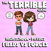 Fields vs Forces THE TERRIBLE GAME - No Prep Physics Science Review Activity