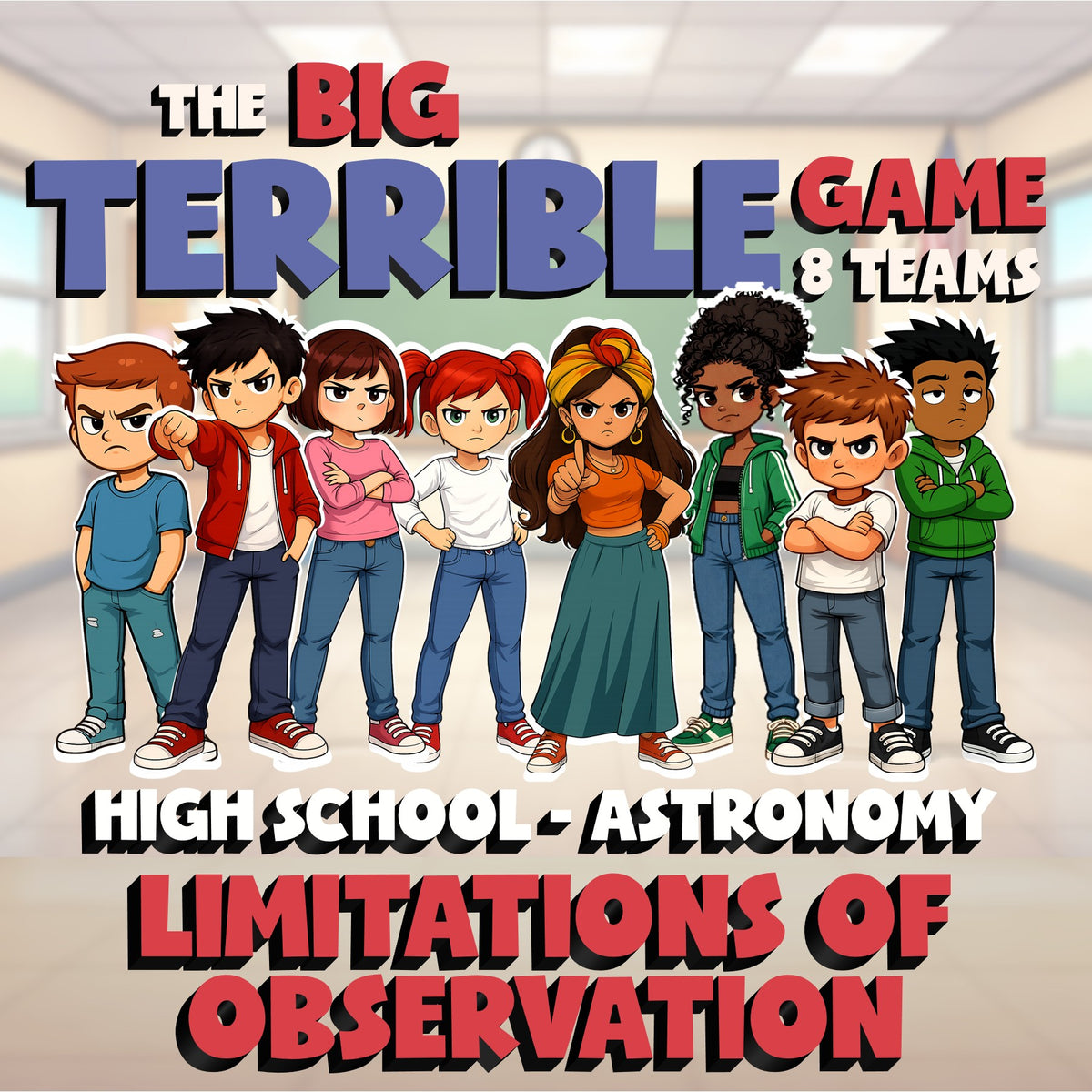 Limitations of Observation BIG TERRIBLE GAME - No Prep Astronomy Science Review