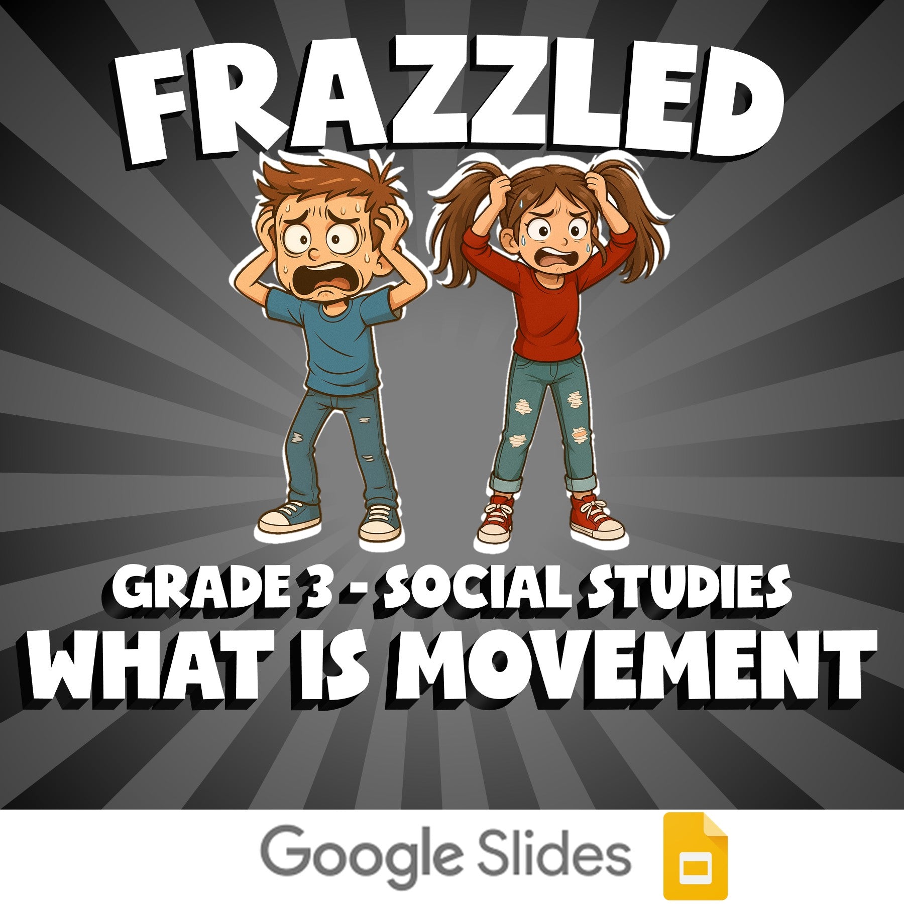 What Is Movement FRAZZLED Socials Game - No Prep Grade 3 Review Activity