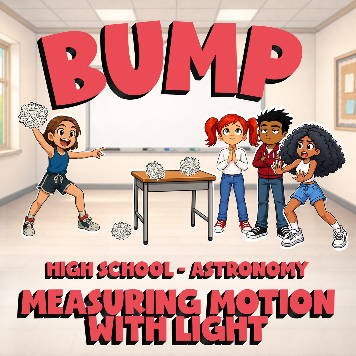 Measuring Motion with Light BUMP Science Game - No Prep Astronomy Review