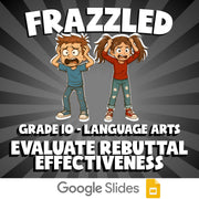 Evaluate Rebuttal Effectiveness FRAZZLED ELA Game - No Prep Grade 10 Review