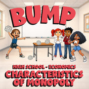 Characteristics of Monopoly BUMP Economics Game - No Prep Review Activity
