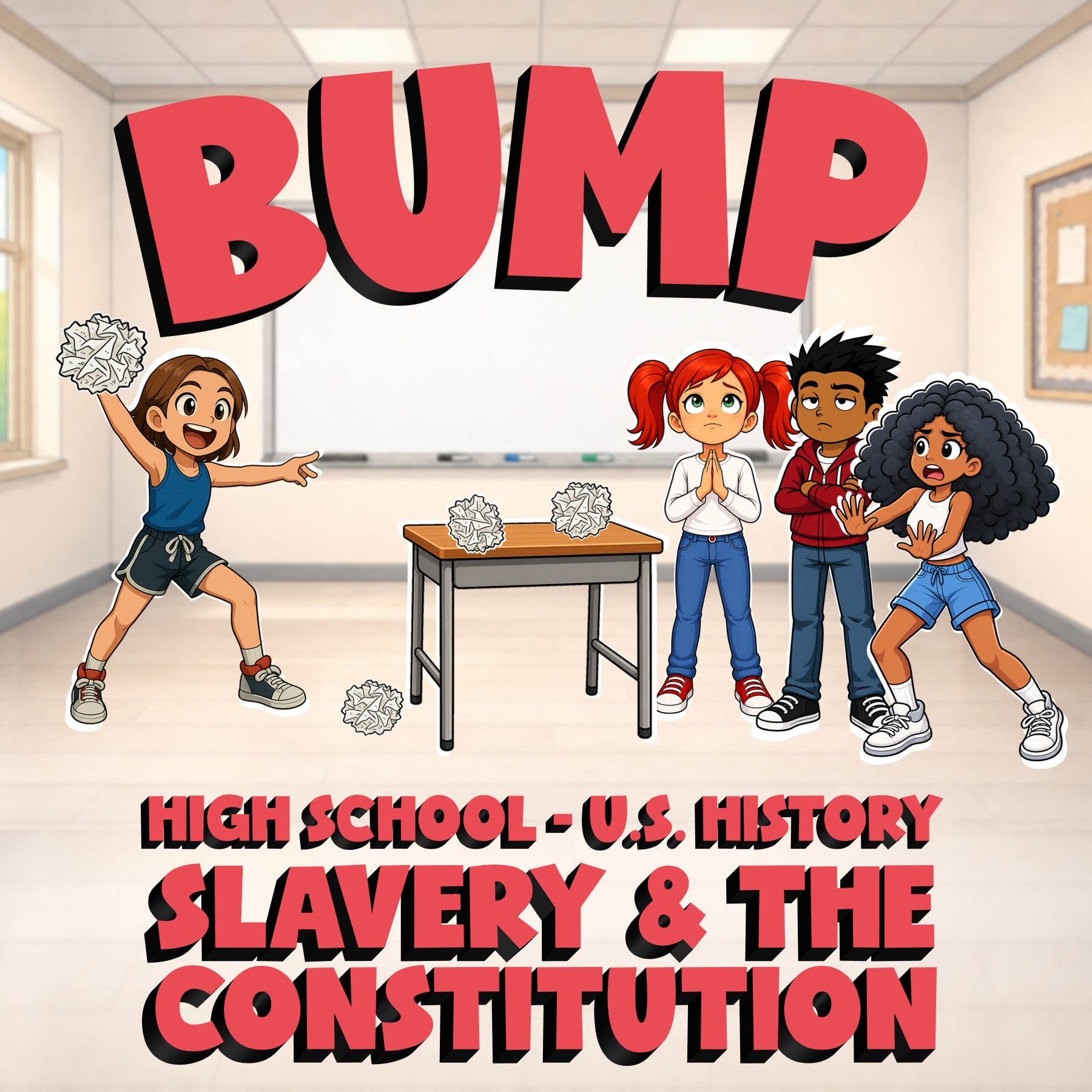 Slavery & the Constitution BUMP U.S. History Game - No Prep Review Activity