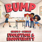 Evolution & Biodiversity BUMP Science Game - No Prep Grade 8 Review Activity