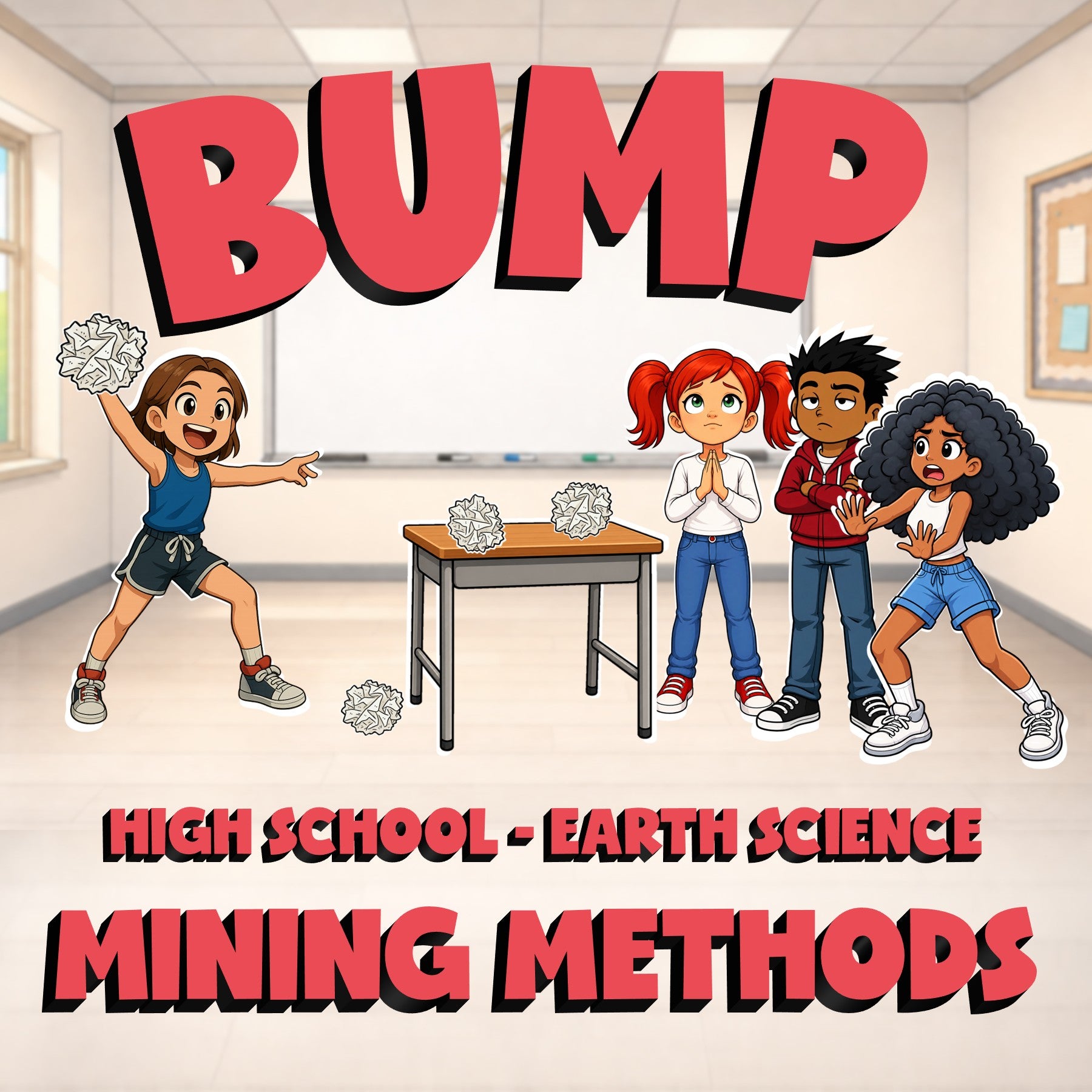 Mining Methods BUMP Game - No Prep Earth Science Review Activity
