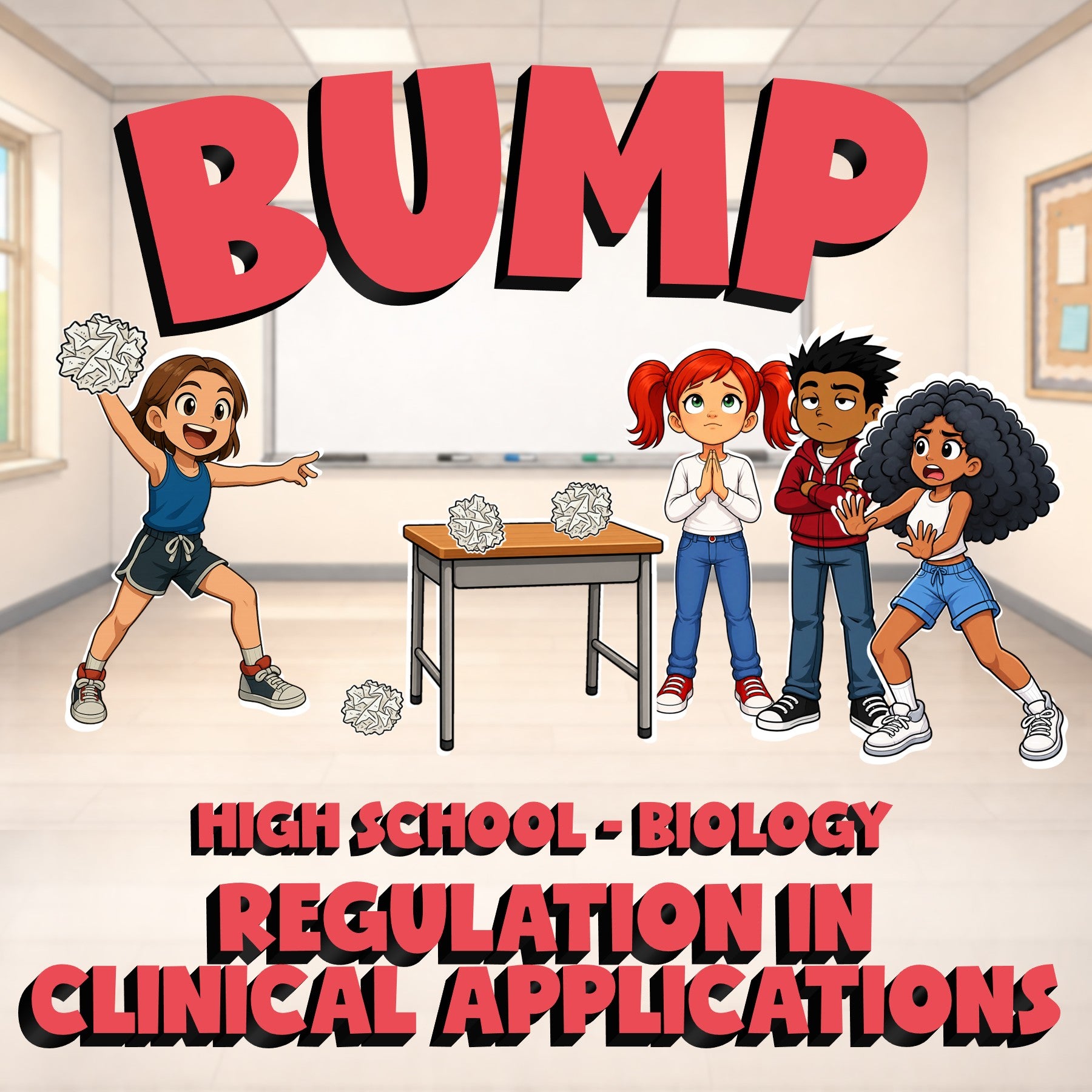 Regulation in Clinical Applications BUMP Science Game - No Prep Biology Review
