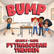 Pythagorean Theorem BUMP Math Game - No Prep Grade 8 Review Activity