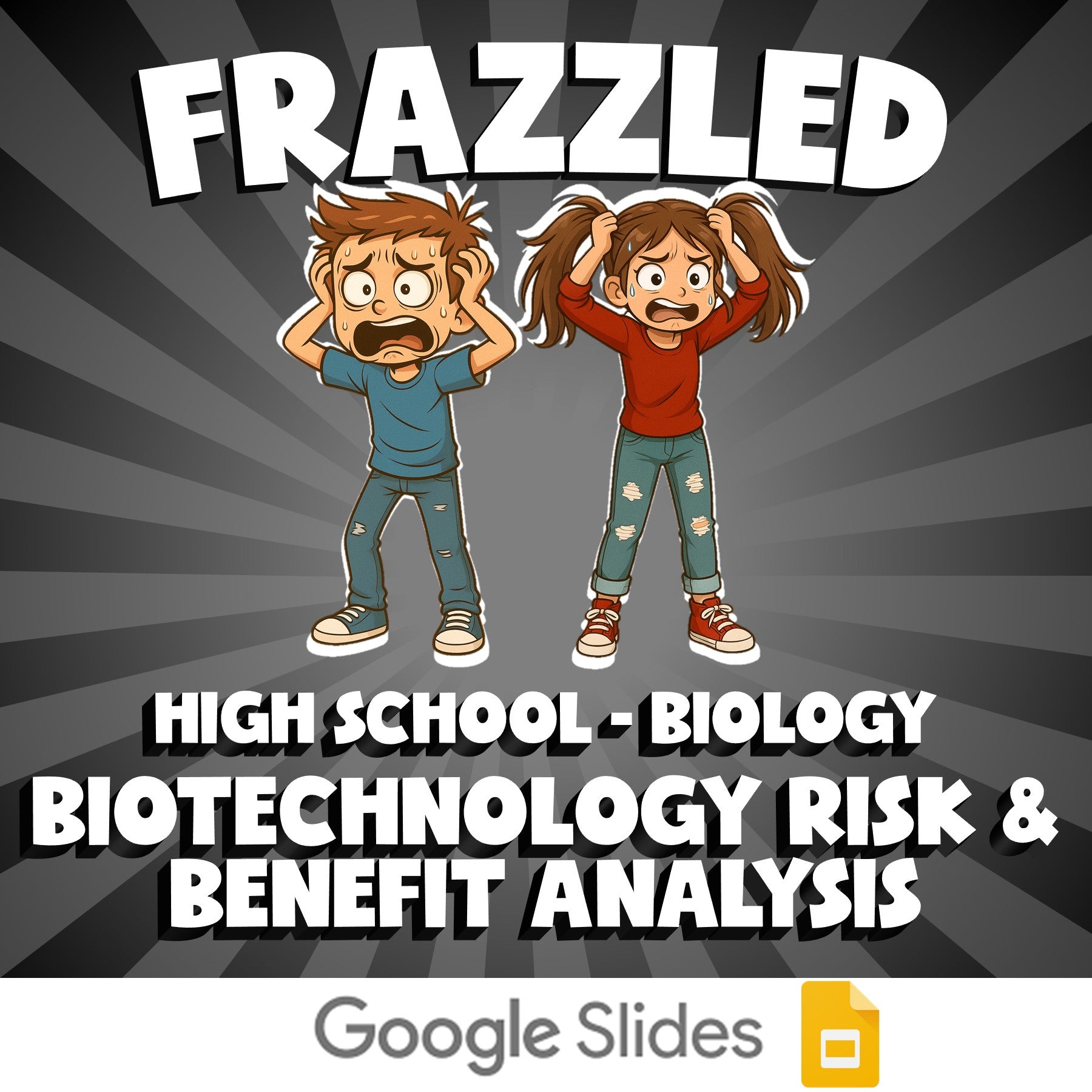 Biotechnology Risk & Benefit Analysis FRAZZLED Science Game - No Prep Biology