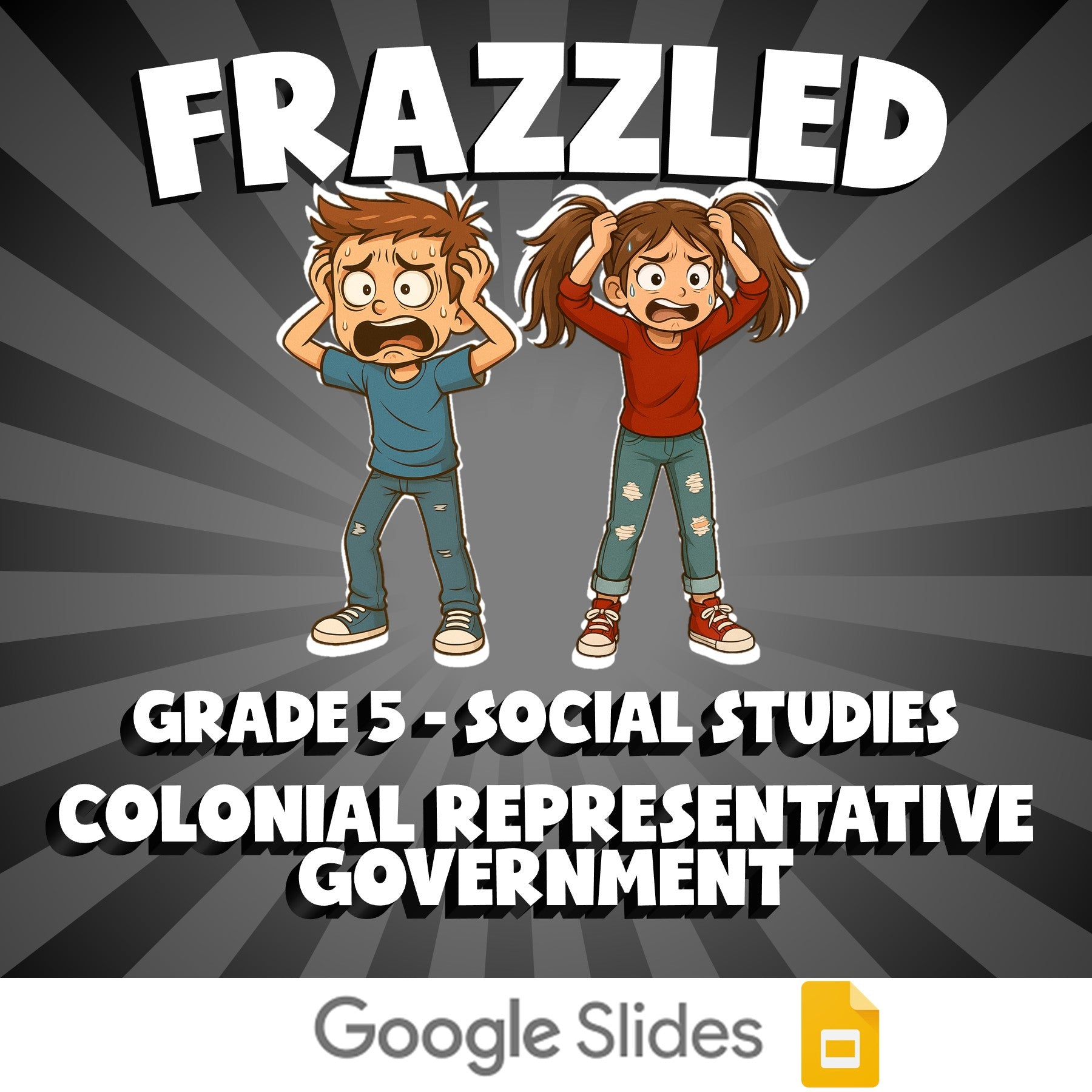 Colonial Representative Government FRAZZLED Socials Game - No Prep Grade 5