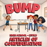 Articles of Confederation BUMP Civics Game - No Prep Review Activity