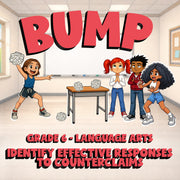 Identify Effective Responses to Counterclaims BUMP ELA Game - No Prep Grade 6