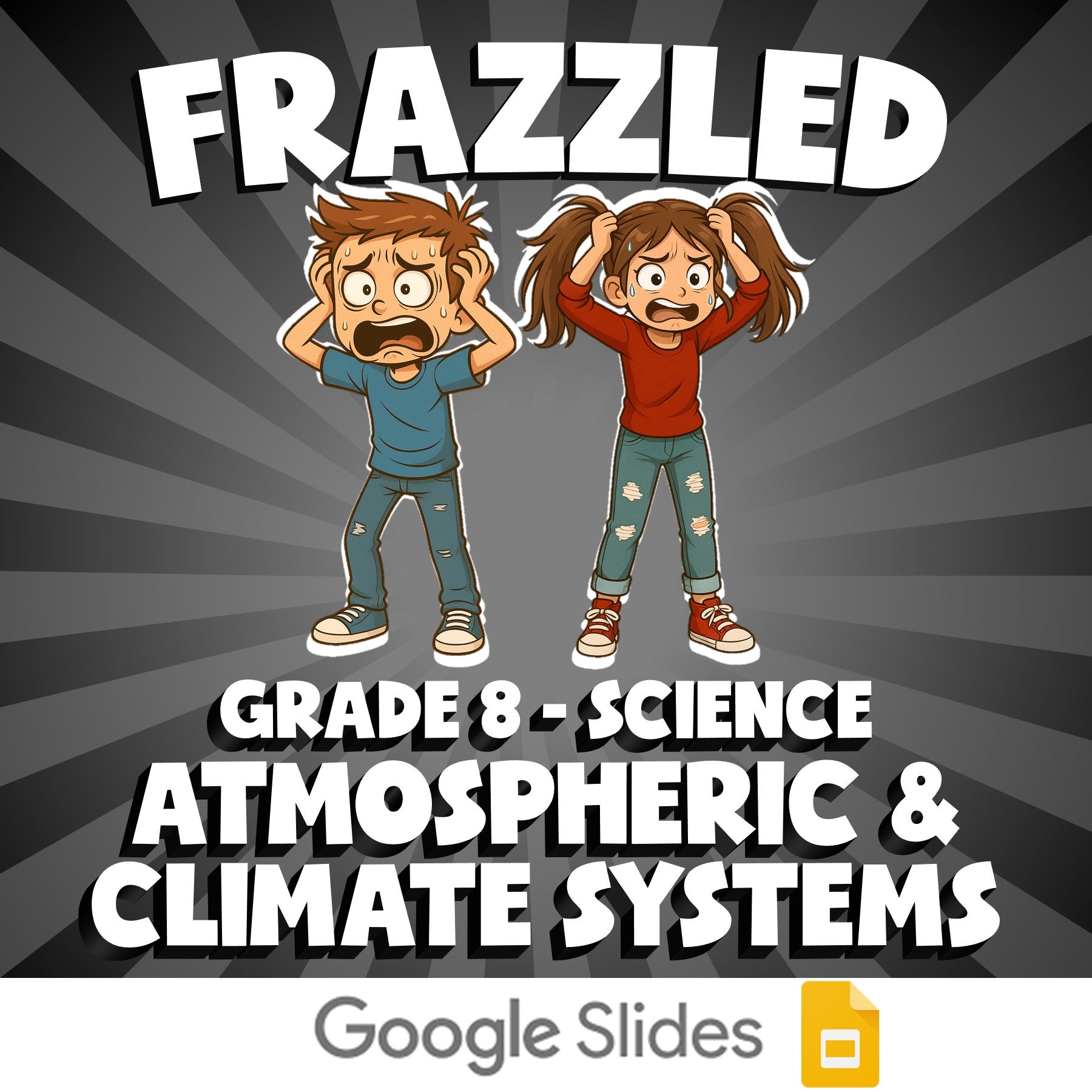 Atmospheric & Climate Systems FRAZZLED Science Game - No Prep Grade 8 Review
