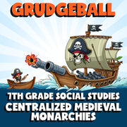 Centralized Medieval Monarchies GRUDGEBALL Socials Game - No Prep Grade 7 Review
