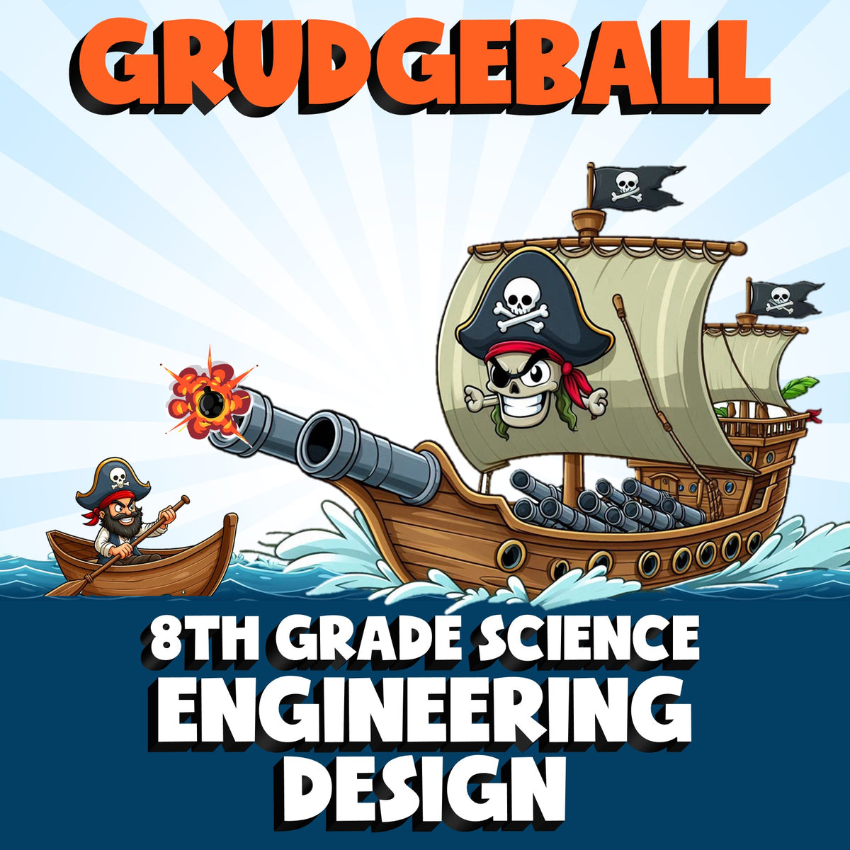 Engineering Design GRUDGEBALL Science Game - No Prep Grade 8 Review Activity