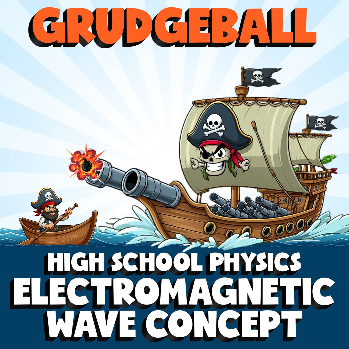 Electromagnetic Wave Concept GRUDGEBALL Science Game - No Prep Physics Review