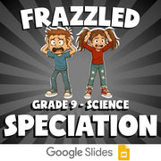 Speciation FRAZZLED Science Game - No Prep Grade 9 Review Activity