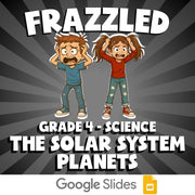 The Solar System Planets FRAZZLED Science Game - No Prep Grade 4 Review Activity