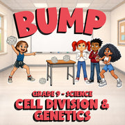 Cell Division & Genetics BUMP Science Game - No Prep Grade 9 Review Activity