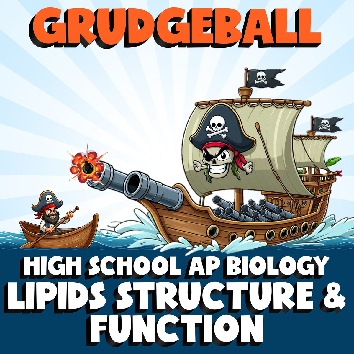 Lipids Structure & Function GRUDGEBALL Science Game - No Prep AP Biology Review