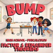 Factor & Remainder Theorems BUMP Math Game - No Prep PreCalculus Review Activity