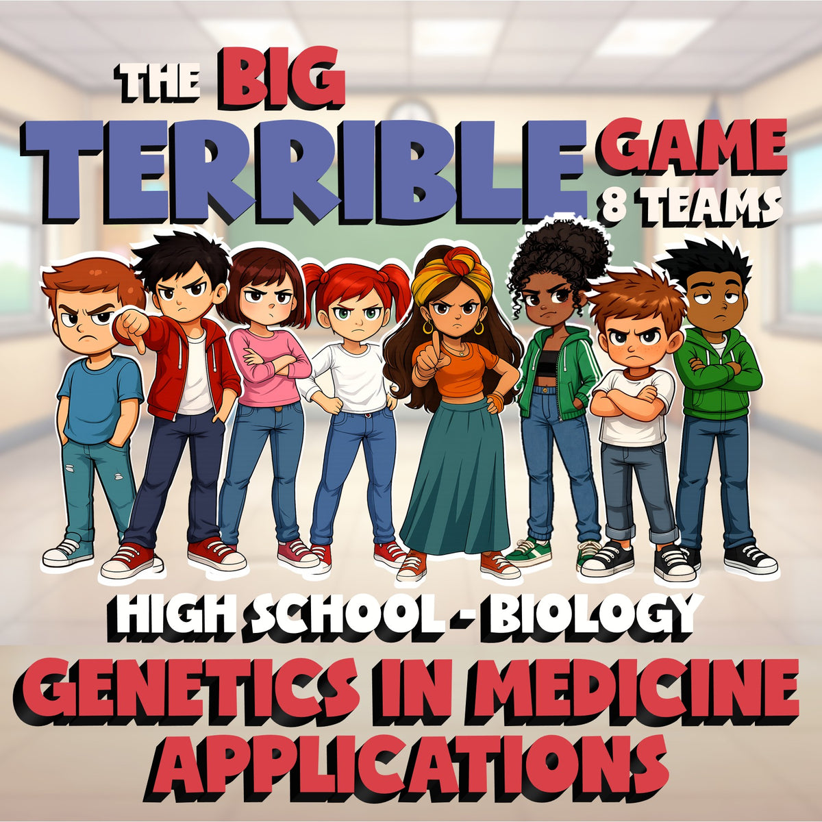Genetics in Medicine Applications BIG TERRIBLE GAME - Biology Science Review