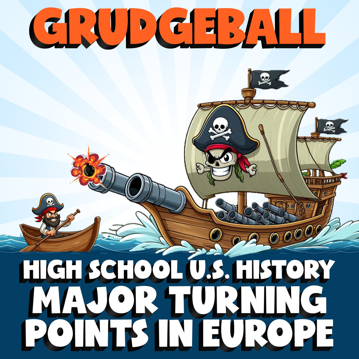 Major Turning Points in Europe GRUDGEBALL U.S. History Game - No Prep Review