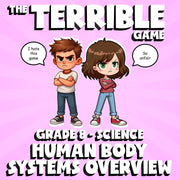 Human Body Systems Overview THE TERRIBLE GAME - No Prep Grade 8 Science Review