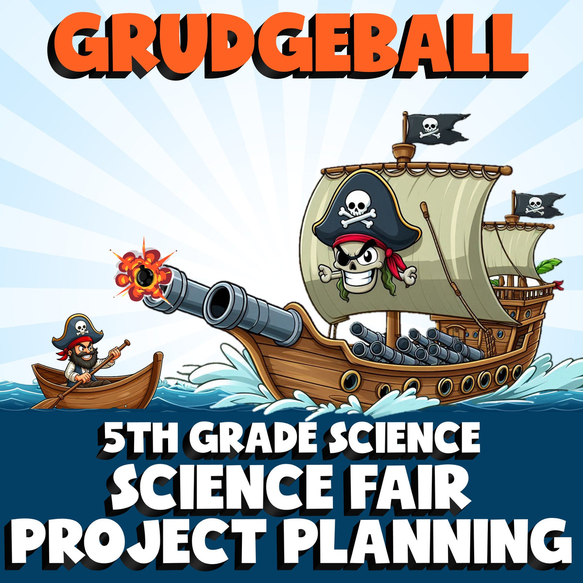 Science Fair Project Planning GRUDGEBALL Science Game - No Prep Grade 5 Review
